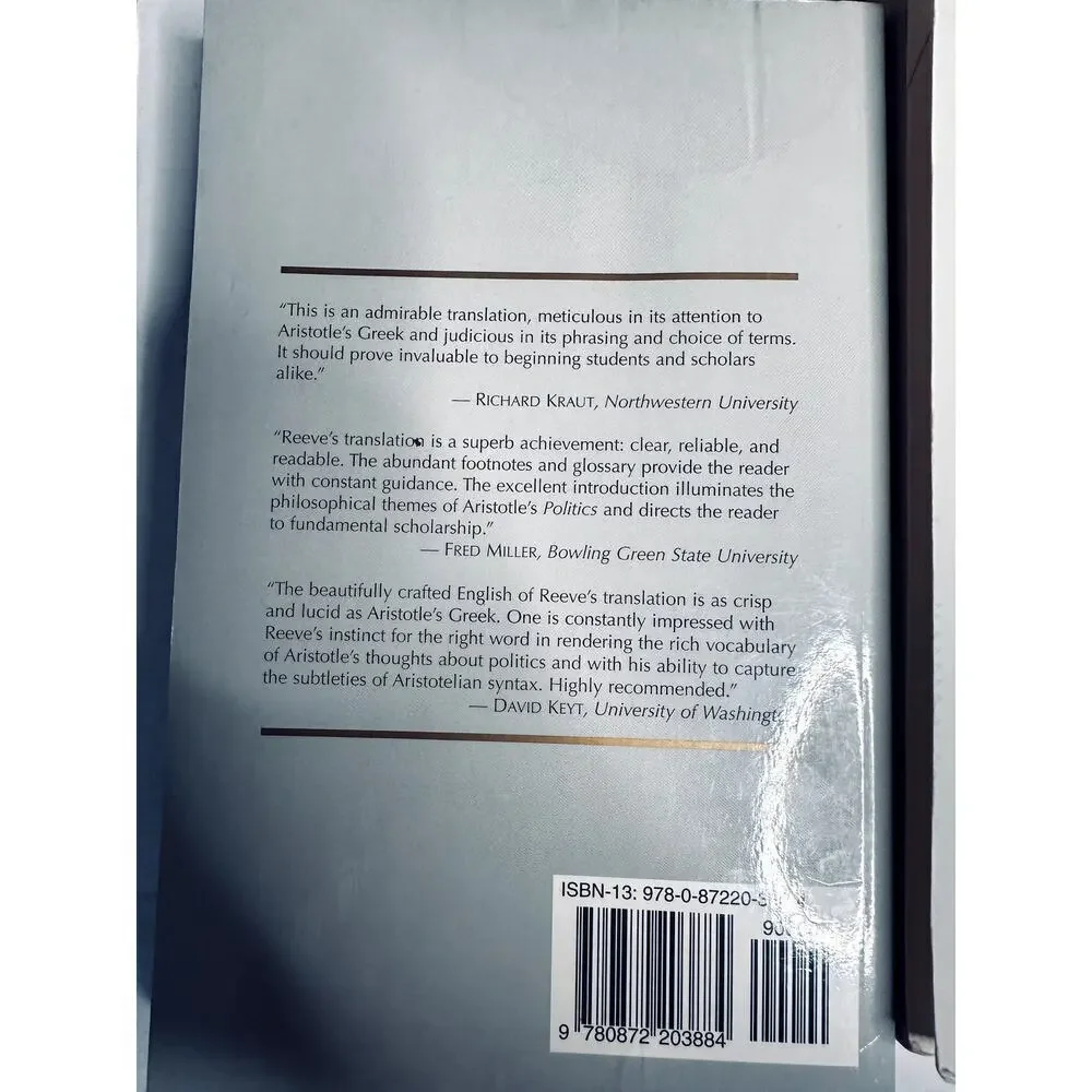 Politics Aristotle Plato Republic Selected Political Writing Machiavelli Set 4